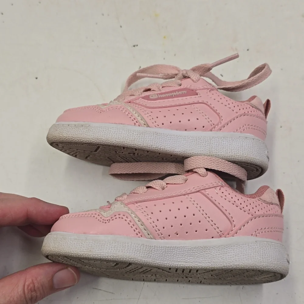 Champion Kids Pink Sneakers‎ with Laces Size 5